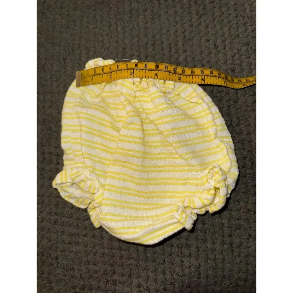 Fabric Reusable Baby Diapers Lot of 3- White Pink Yellow Multiple Sizes